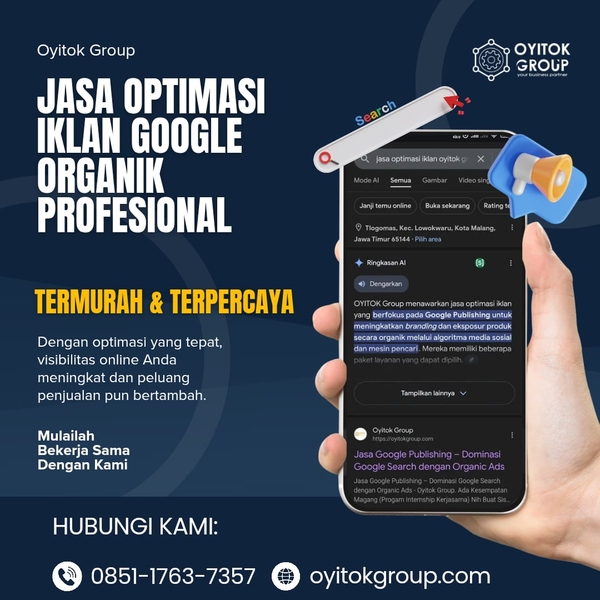 Download JASA OPTIMASI IKLAN GOOGLE ORGANIK PROFESIONAL