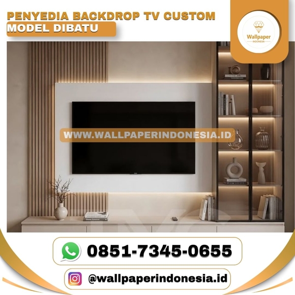 Download PENYEDIA BACKDROP TV CUSTOM MODEL DI BATU