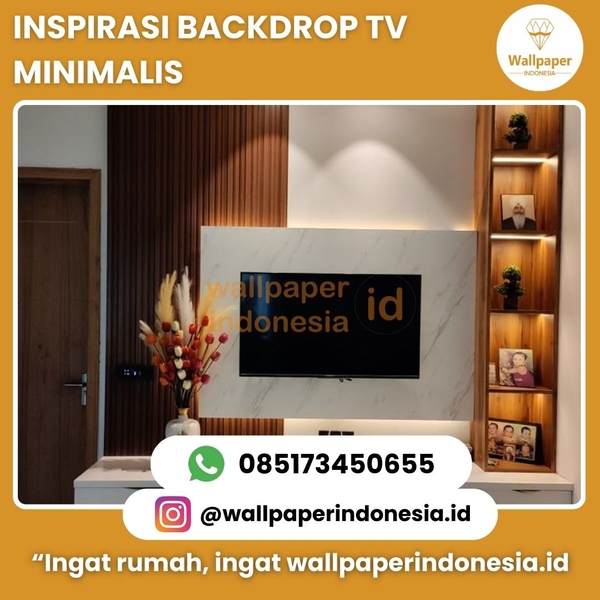 Download INSPIRASI BACKDROP TV MINIMALIS