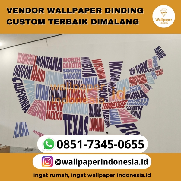 Download VENDOR WALLPAPER DINDING CUSTOM TERBAIK DIMALANG 