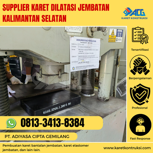 Download Supplier karet dilatasi jembatan Kalimantan Selatan
