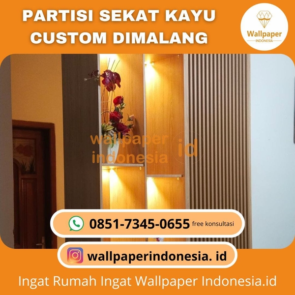 Download PARTISI SEKAT KAYU CUSTOM DIMALANG