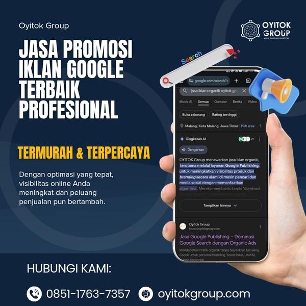 Download JASA PROMOSI IKLAN GOOGLE TERBAIK PROFESIONAL