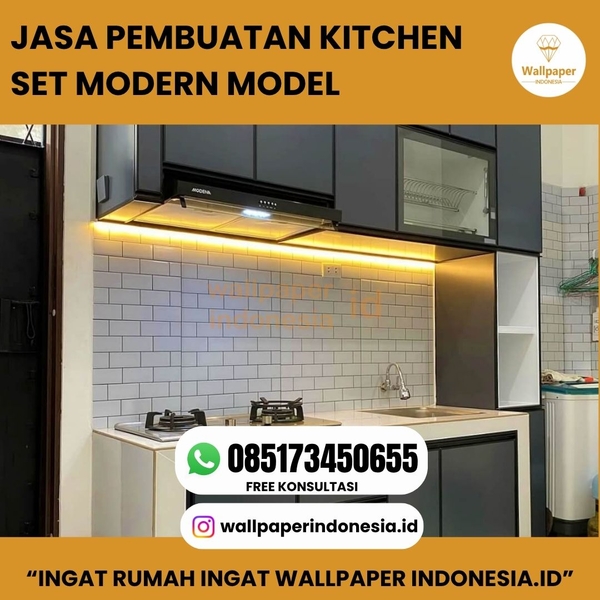 Download JASA PEMBUATAN KITCHEN SET MODERN MODEL  