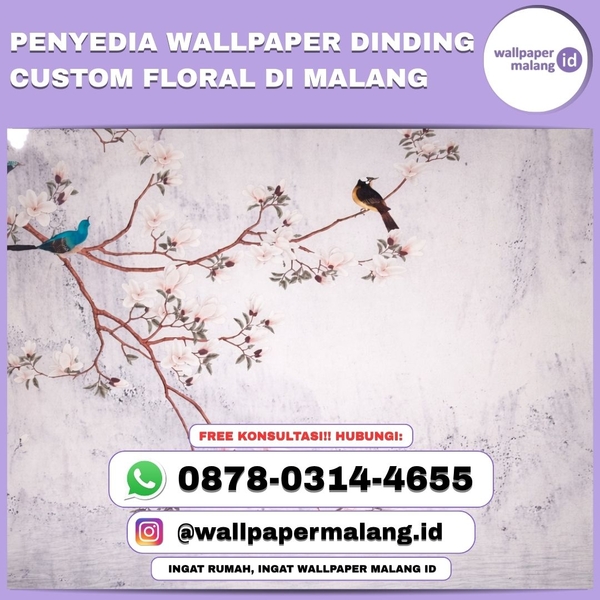 Download PENYEDIA WALLPAPER DINDING CUSTOM FLORAL DI MALANG