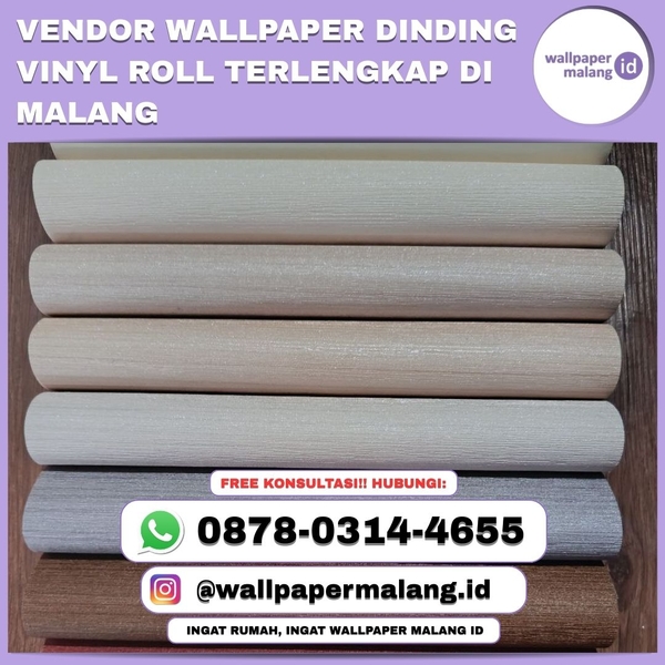 Download VENDOR WALLPAPER DINDING VINYL ROLL TERLENGKAP DI MALANG