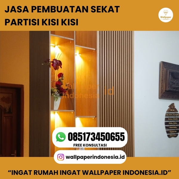 Download JASA PEMBUATAN SEKAT PARTISI KISI KISI  