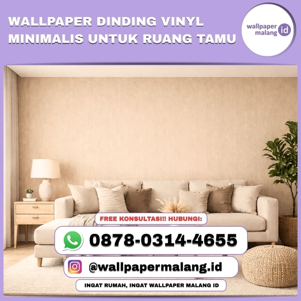 Download WALLPAPER DINDING VINYL MINIMALIS UNTUK RUANG TAMU