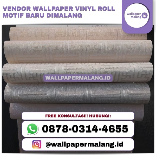 Download VENDOR WALLPAPER VINYL ROLL MOTIF BARU DIMALANG