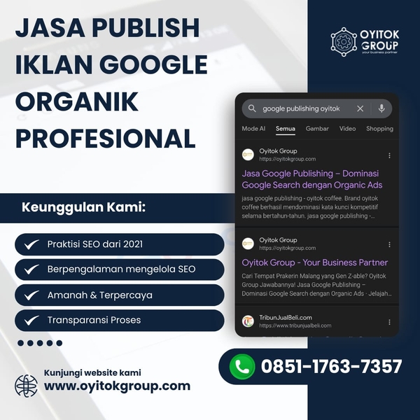 Download JASA PUBLISH IKLAN GOOGLE ORGANIK PROFESIONAL 