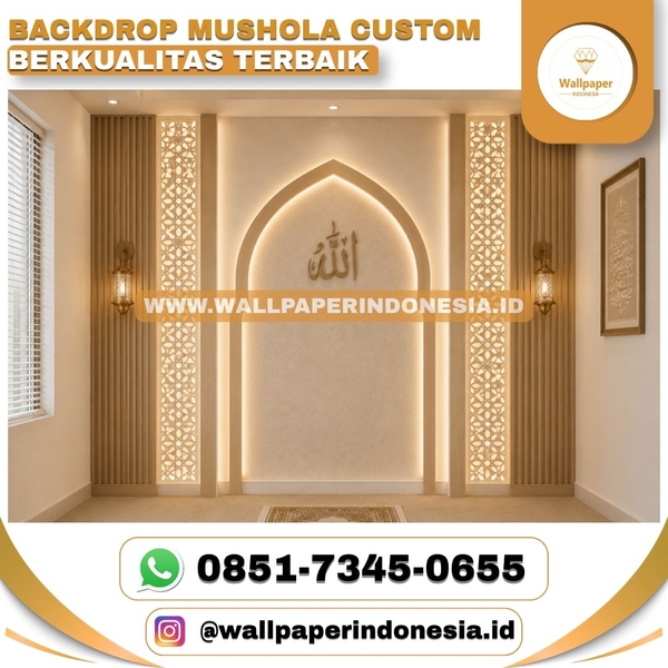 Download BACKDROP MUSHOLA CUSTOM BERKUALITAS TERB4IK