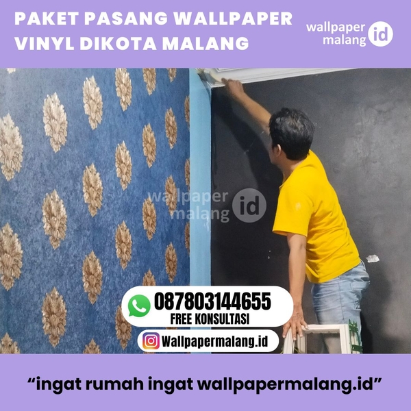 Download PAKET PASANG WALLPAPER VINYL DIKOTA MALANG