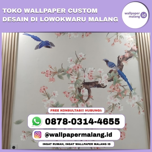 Download TOKO WALLPAPER CUSTOM DESAIN DI LOWOKWARU MALANG