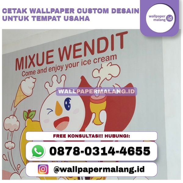 Download CETAK WALLPAPER CUSTOM DESAIN UNTUK TEMPAT USAHA