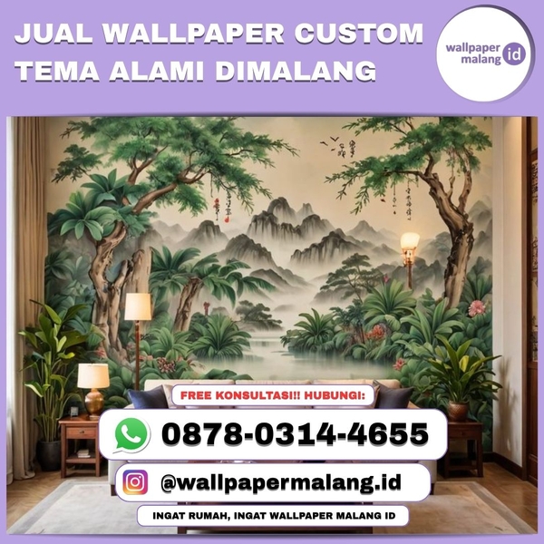 Download Jual wallpaper custom tema alami dimalang