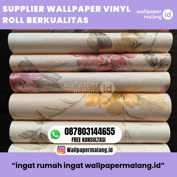 Download SUPPLIER WALLPAPER VINYL ROLL BERKUALITAS 