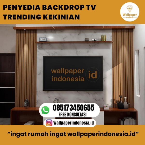 Download PENYEDIA BACKDROP TV TRENDING KEKINIAN