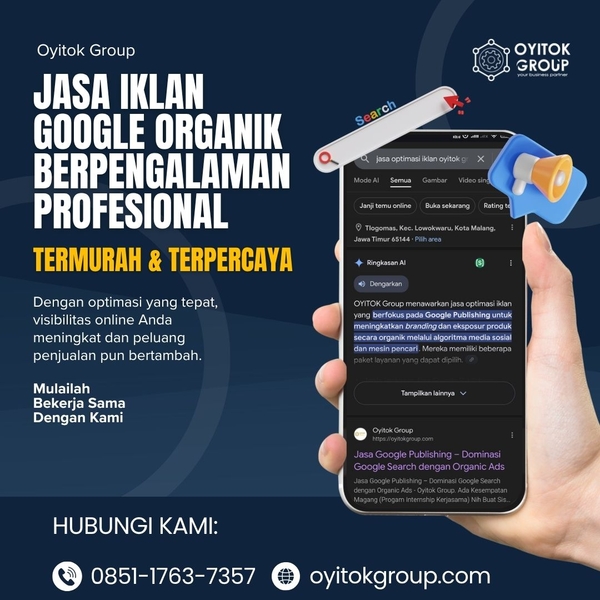 Download JASA IKLAN GOOGLE ORGANIK BERPENGALAMAN PROFESIONAL