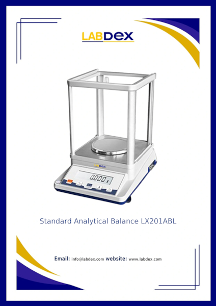 Download Standard Analytical Balance LX201ABL - Analytical Weighing Balance