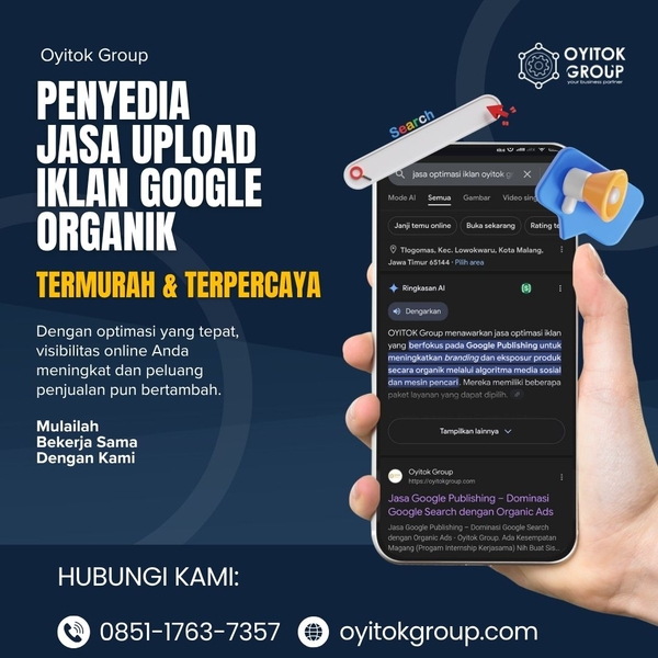Download PENYEDIA JASA UPLOAD IKLAN GOOGLE ORGANIK