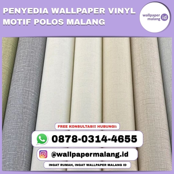 Download PENYEDIA WALLPAPER VINYL MOTIF POLOS MALANG