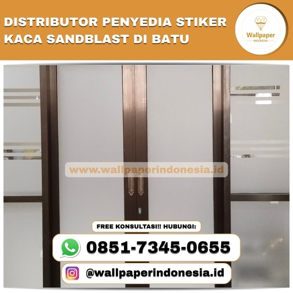 Download DISTRIBUTOR PENYEDIA STIKER KACA SANDBLAST DI  BATU