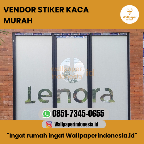 Download VENDOR STIKER KACA MURAH  