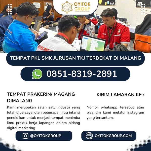 Download TEMPAT PKL SMK JURUSAN TKJ TERDEKAT DI MALANG 