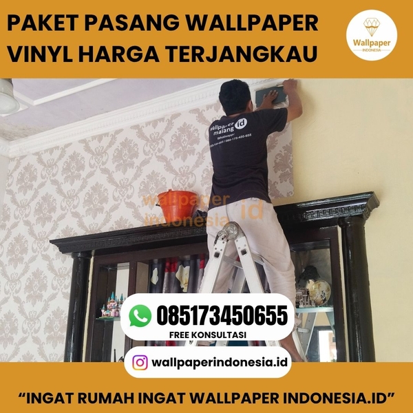 Download PAKET PASANG WALLPAPER VINYL HARGA TERJANGKAU 