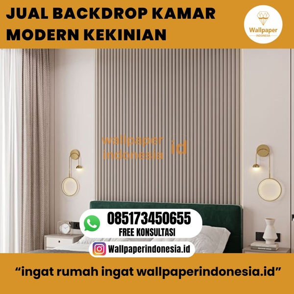 Download JUAL BACKDROP KAMAR MODERN KEKINIAN