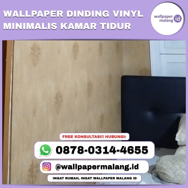 Download WALLPAPER DINDING VINYL MINIMALIS KAMAR TIDUR
