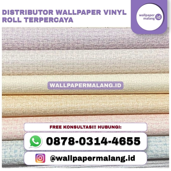 Download DISTRIBUTOR WALLPAPER VINYL ROLL TERPERCAYA