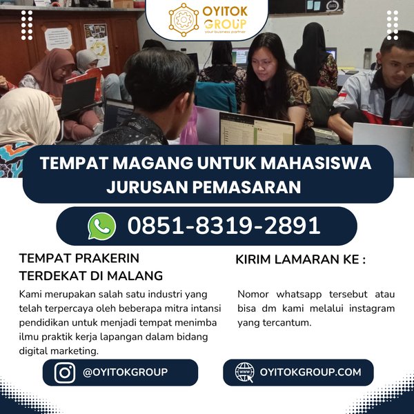 Download TEMPAT MAGANG UNTUK MAHASISWA JURUSAN PEMASARAN