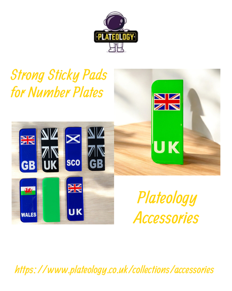Download Strong Sticky Pads for Number Plates | Plateology Accessories