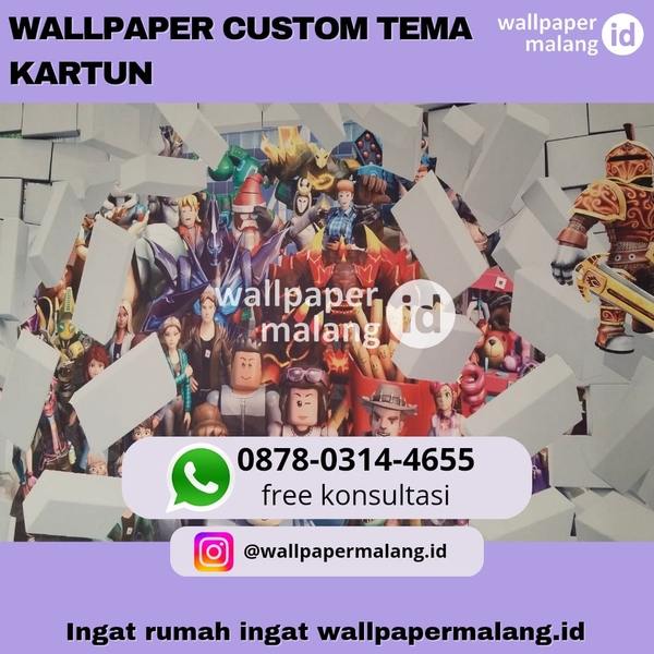 Download WALLPAPER CUSTOM TEMA KARTUN 