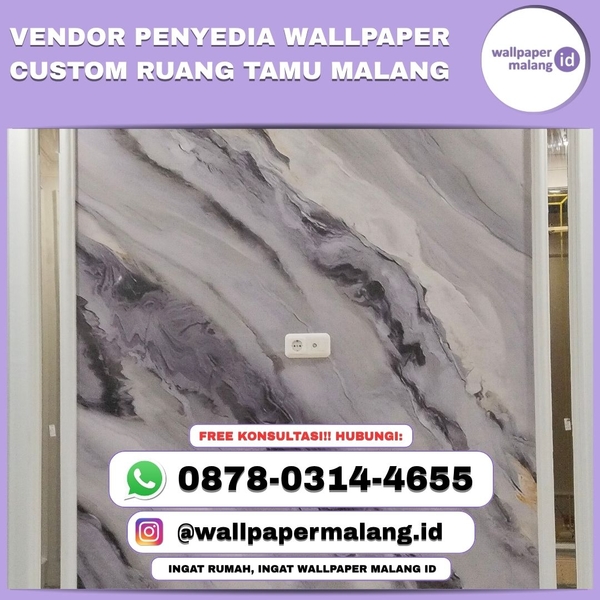 Download VENDOR PENYEDIA WALLPAPER CUSTOM RUANG TAMU MALANG