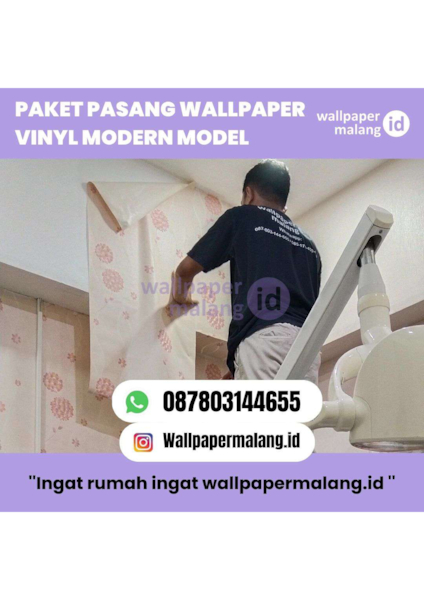 Download PAKET PASANG WALLPAPER VINYL MODERN MODEL   Ingin tampilan ruangan Anda menjadi lebih elegan dan modern dengan wallpaper vinyl? Tapi masih bingung mencari jual wallpaper vinyl terpercaya? Wallpaper Malang Id solusinya. Kami sebagai penyedia wallpaper viny