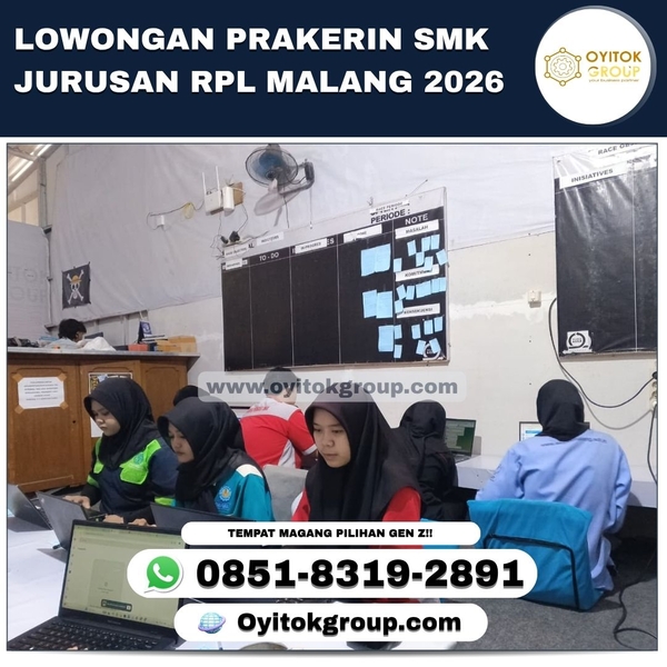Download LOWONGAN PRAKERIN SMK JURUSAN RPL MALANG 2026 
