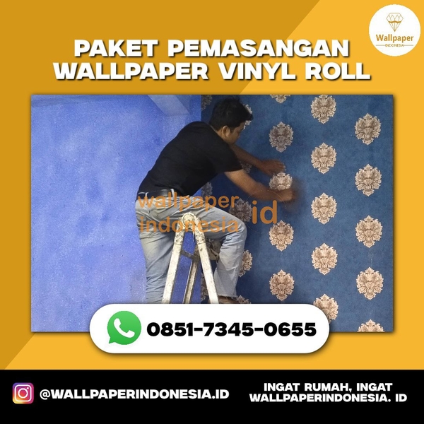 Download PAKET PEMASANGAN WALLPAPER VINYL ROLL