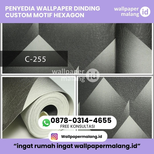 Download Penyedia wallpaper dinding vinyl motif hexagon (1).jpg
