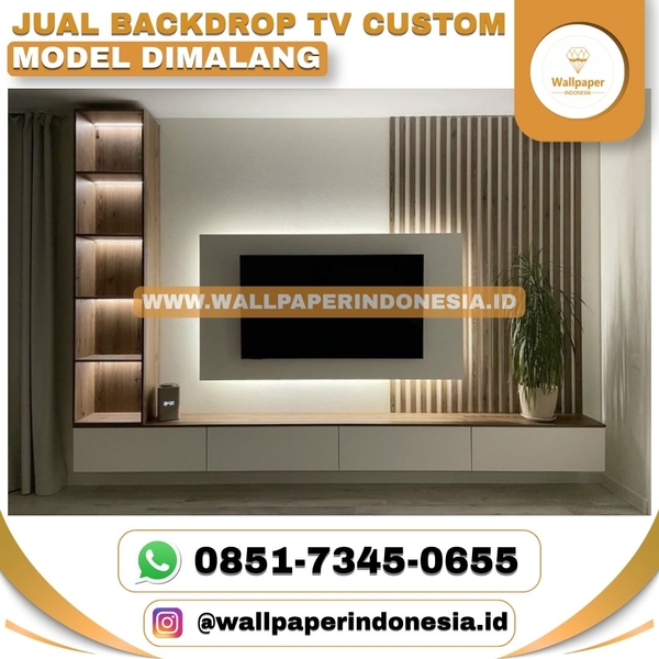 Download JUAL BACKDROP TV CUSTOM MODEL DIMALANG