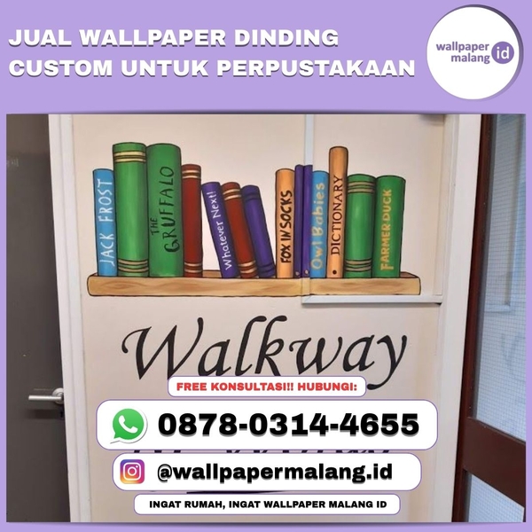 Download Jual wallpaper dinding custom untuk perpustakaan