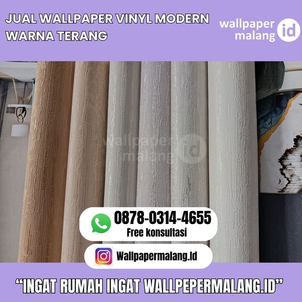 Download JUAL WALLPAPER VINYL MODERN WARNA TERANG