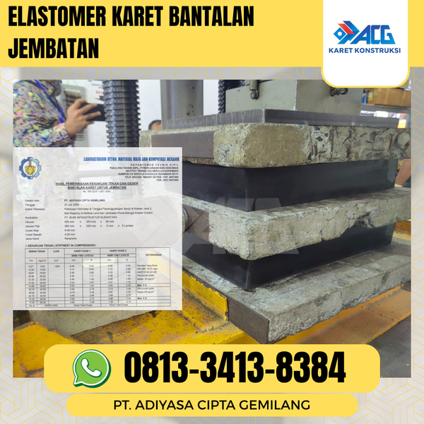 Download Elastomer karet bantalan jembatan