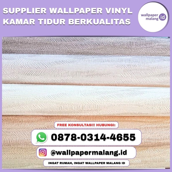 Download SUPPLIER WALLPAPER VINYL KAMAR TIDUR BERKUALITAS