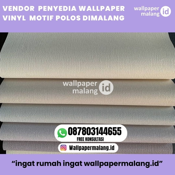 Download VENDOR PENYEDIA WALLPAPER VINYL MOTIF POLOS DI MALANG