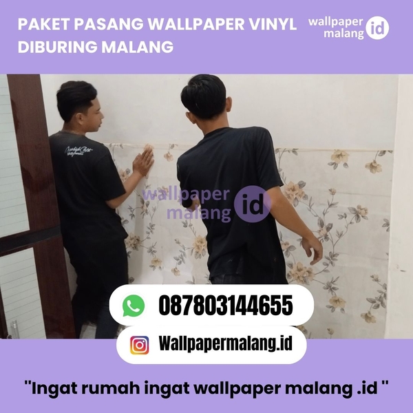 Download PAKET PASANG WALLPAPER VINYL DI BURING MALANG 