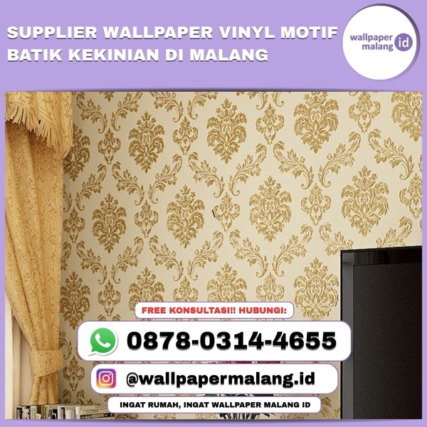 Download SUPPLIER WALLPAPER VINYL MOTIF BATIK KEKINIAN DI MALANG