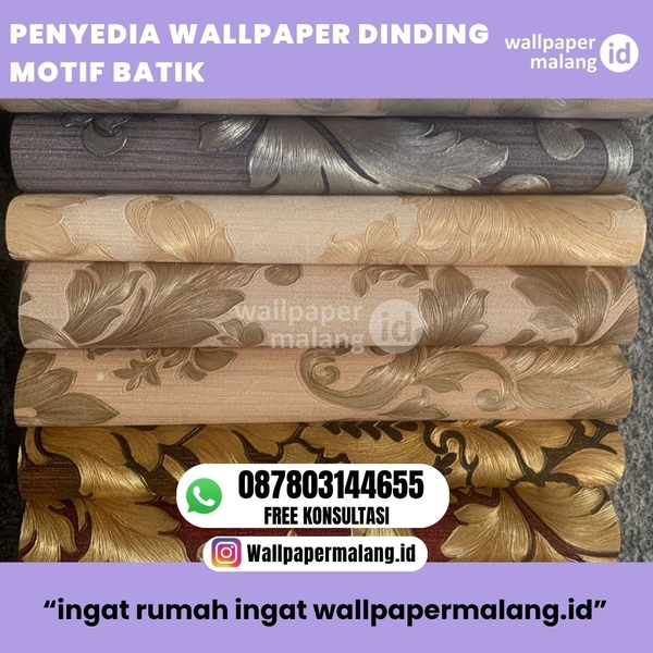 Download PENYEDIA WALLPAPER DINDING MOTIF BATIK  