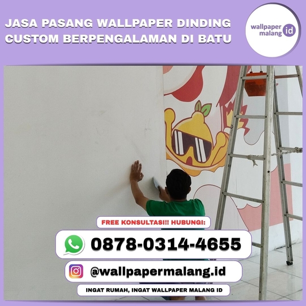 Download JASA PASANG WALLPAPER DINDING CUSTOM BERPENGALAMAN DI BATU